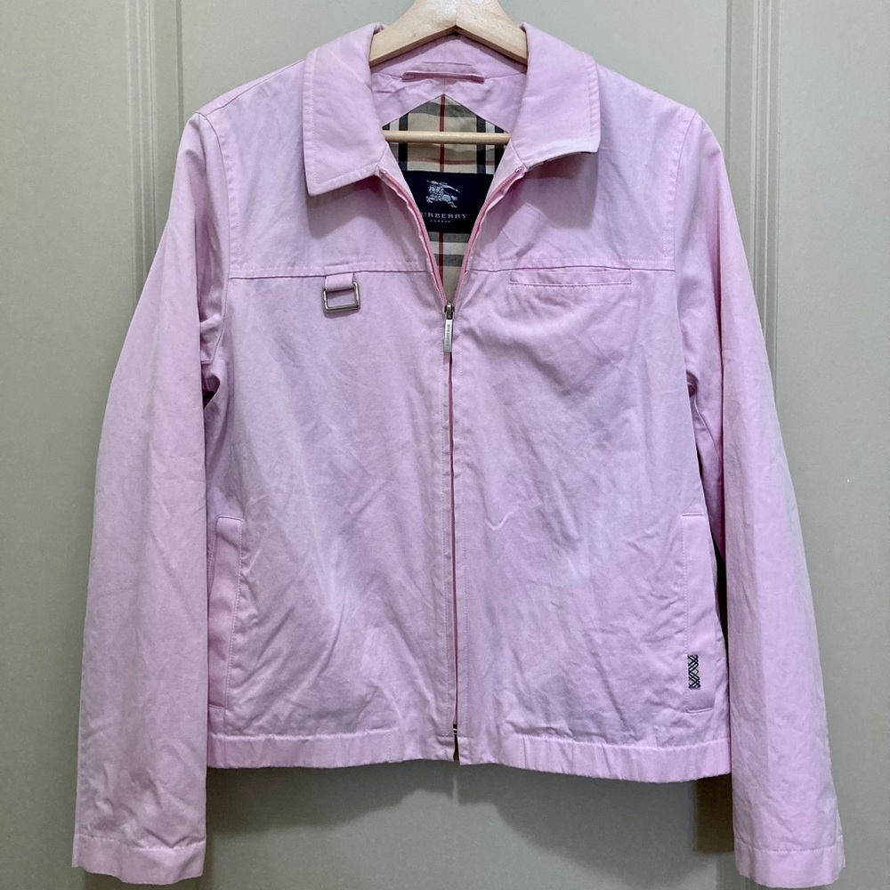 Burberry Pink Lightweight Jacket | Size Small